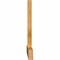 Ekena Millwork Portland Rough Sawn Timber Gable Bracket, Western Red Cedar, 108"W x 27"H x 2"D x 4"F, 6/12 Pitch GBW108X27X0204POR00RWR - alternate 5